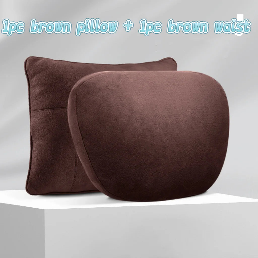 Car Neck Pillow Car Seat Headrest Pillow Auto Memory Cotton Protector Cushion for Universal Car Head Support for Gaming Chair all good