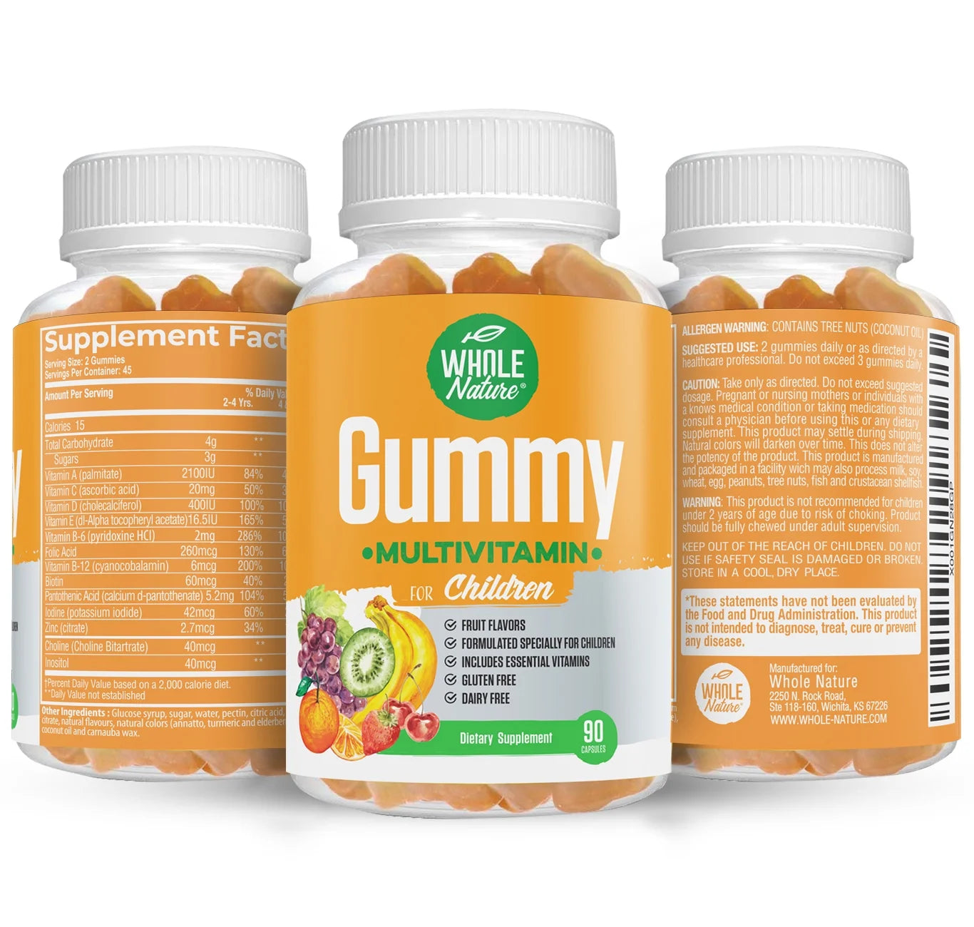 Kids Vitamins - Daily Essentials Children'S Multivitamin, 90 Gummies