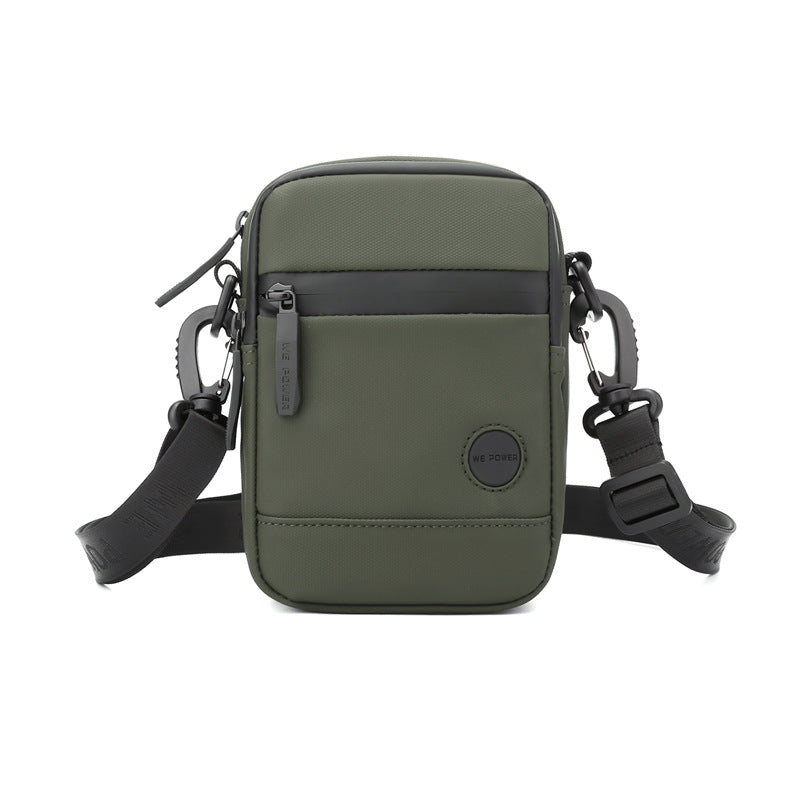 Men's Waterproof Nylon Crossbody Bag - Lightweight & Durable Everyday Travel Bag with Adjustable Strap-2