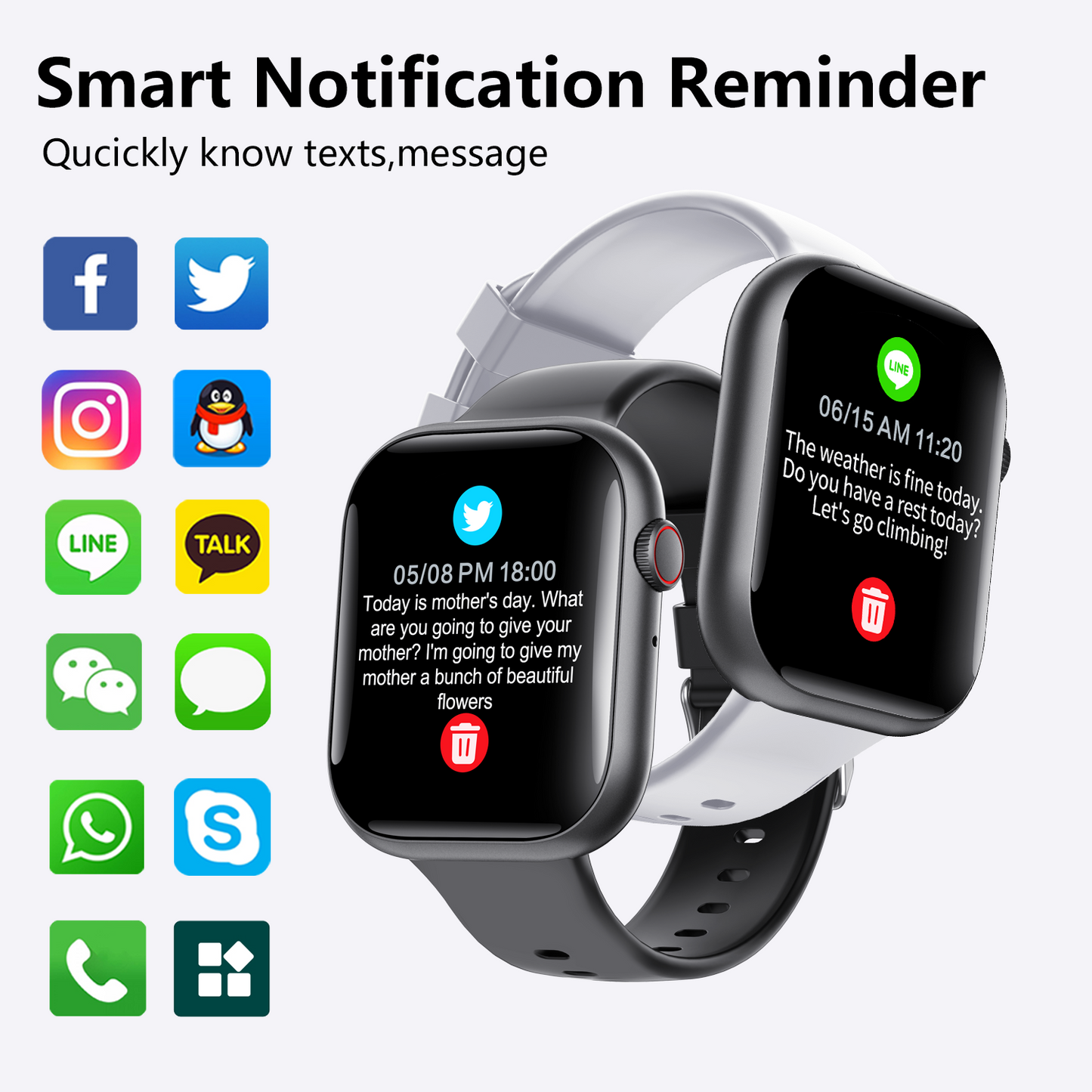 Smart Watch for Men Women Health: blood sugar monitor blood lipids Uric acid-3