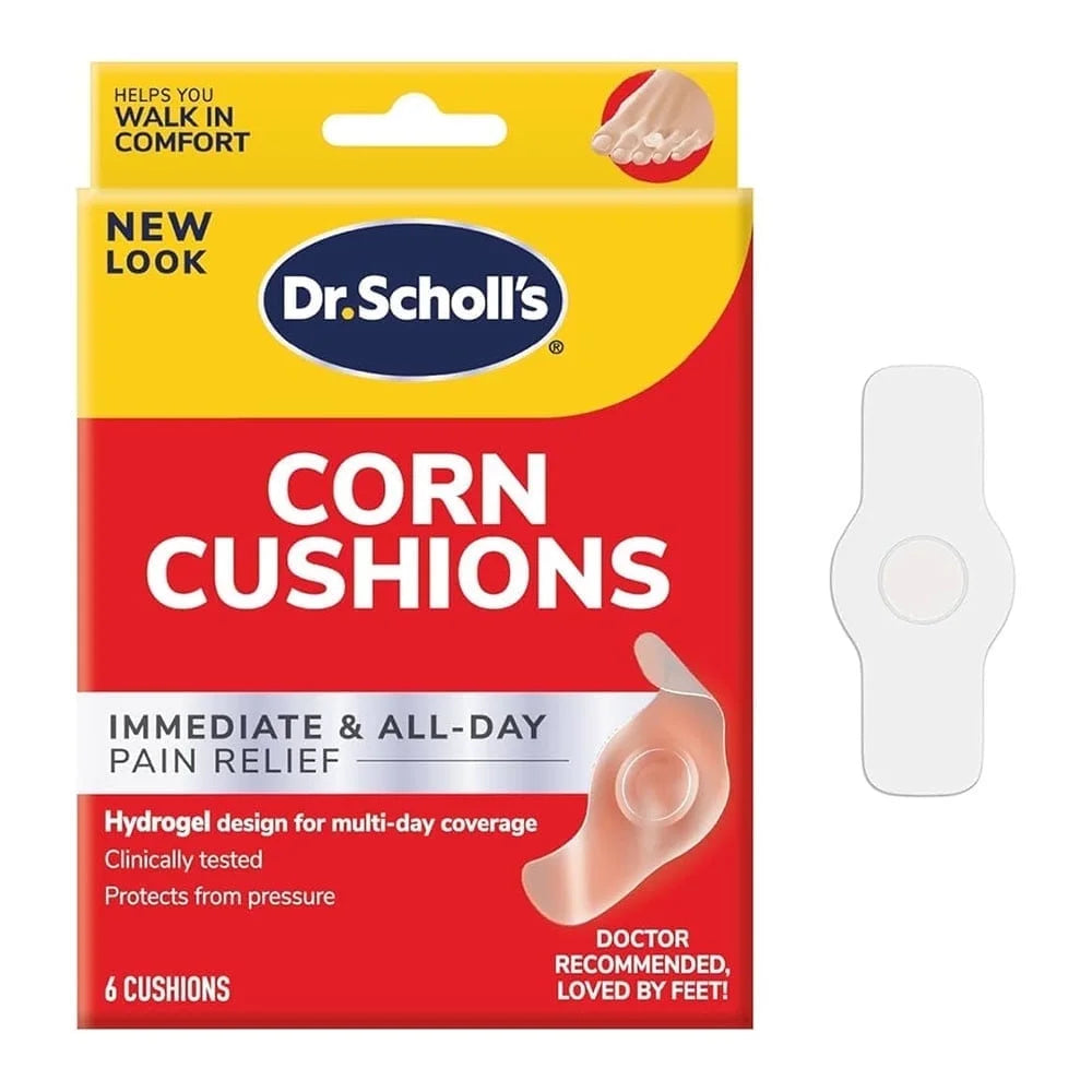 Dr.Scholls Duragel Corn Cushions, Water Resistant, 6 Cushions, 2 Pack