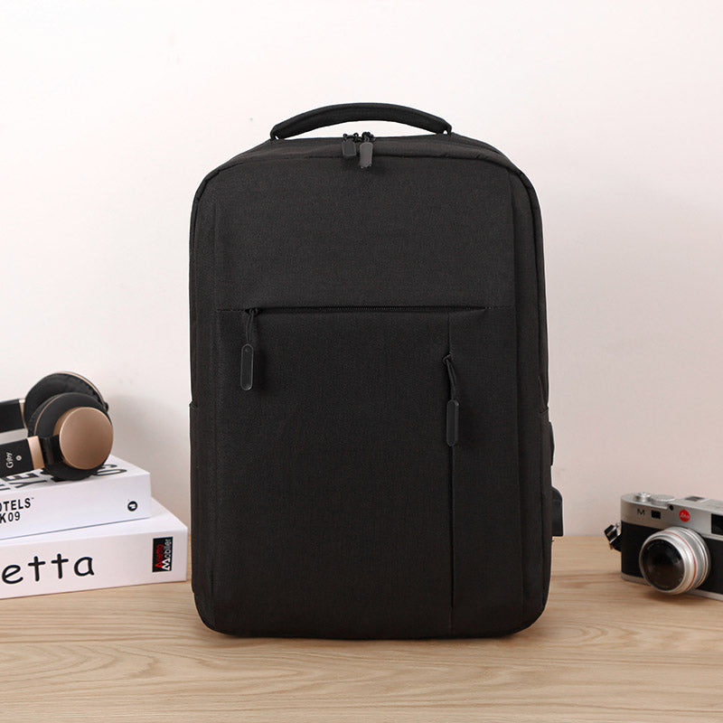 Premium Grey Fashion Backpack: Spacious, Durable, & Travel-Friendly – Free Your Hands for Daily Commute-0