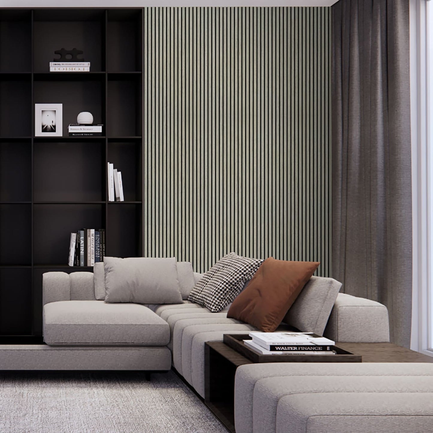Grey Oak Acoustic Wall Panels-2