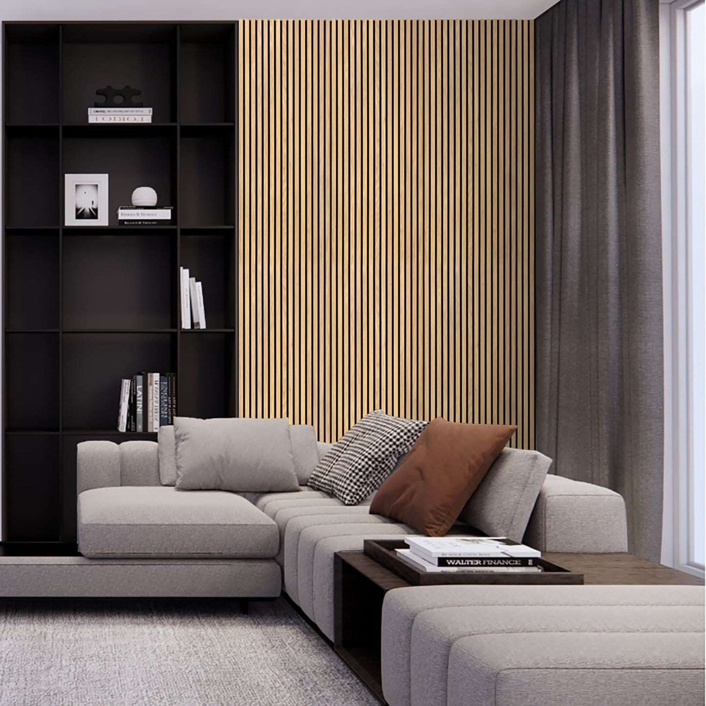 Natural Oak Acoustic Wall Panels-1