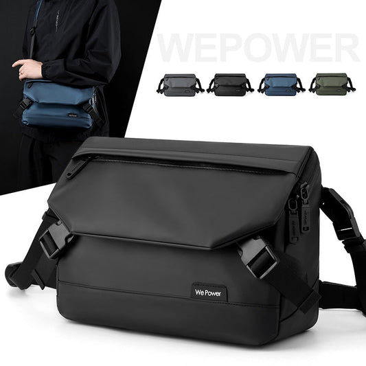 Messenger Bag, Crossbody Bag Shoulder Bag for Men Water Resistant Man Bag Man Purse for Business Office-0