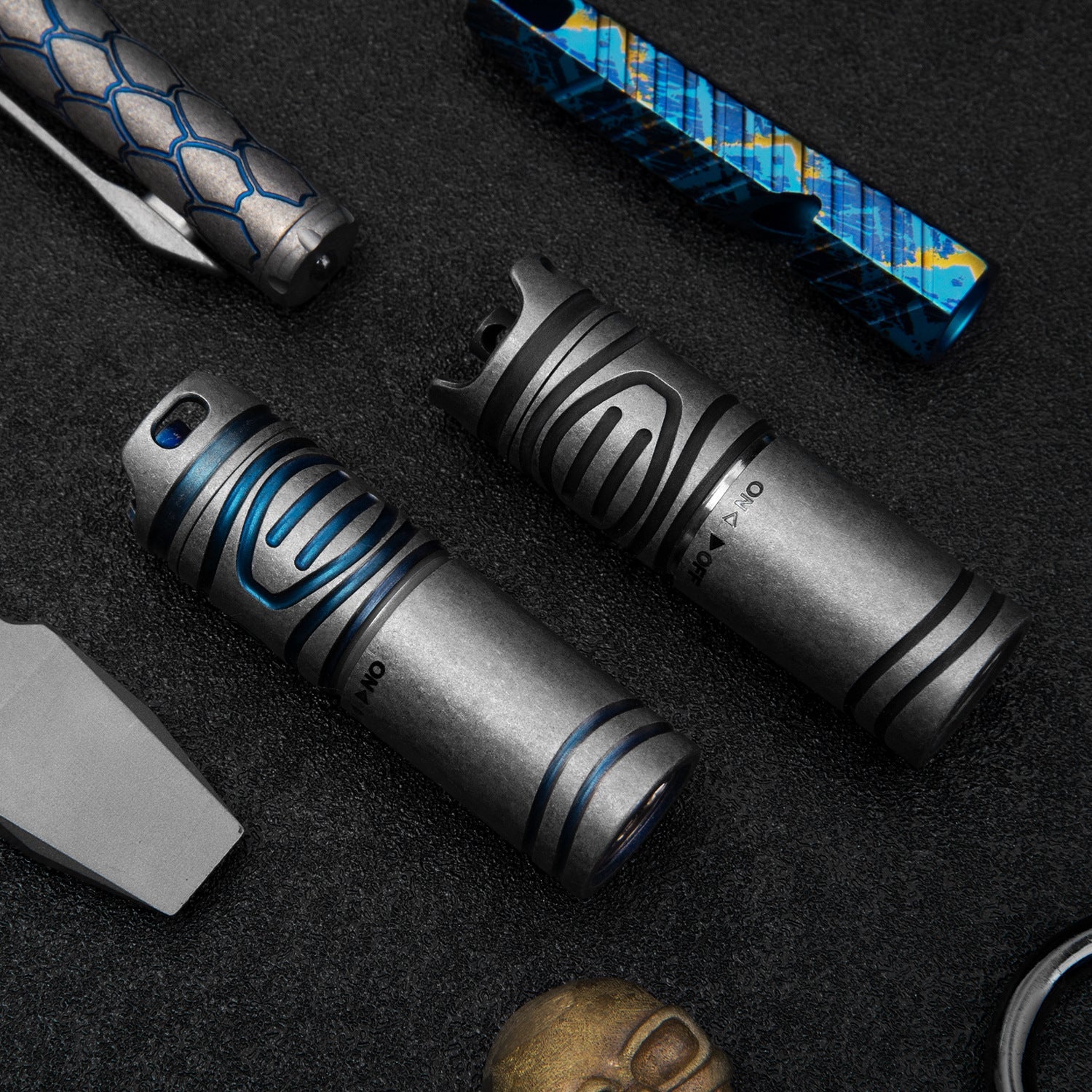 Titanium Alloy Mini LED Flashlight Portable Outdoor-1