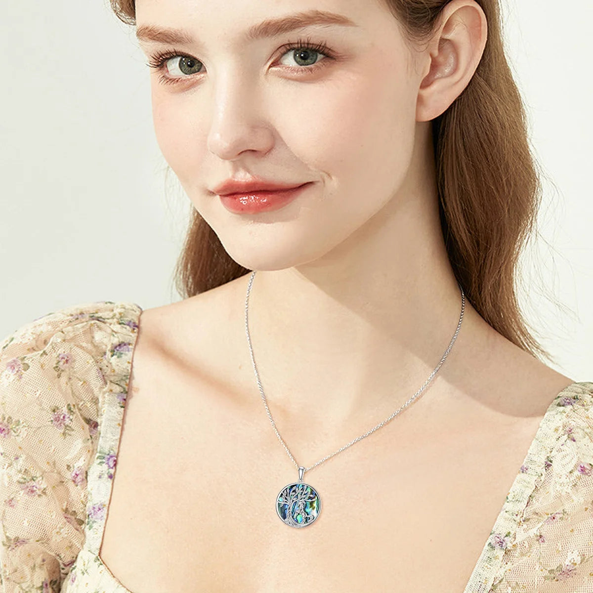 Birthday Gifts for Women Horse Necklace 925 Sterling Silver Tree of Life Horse Pendant Necklaces with Abalone Shell Animals Jewelry Graduation Gifts for Women