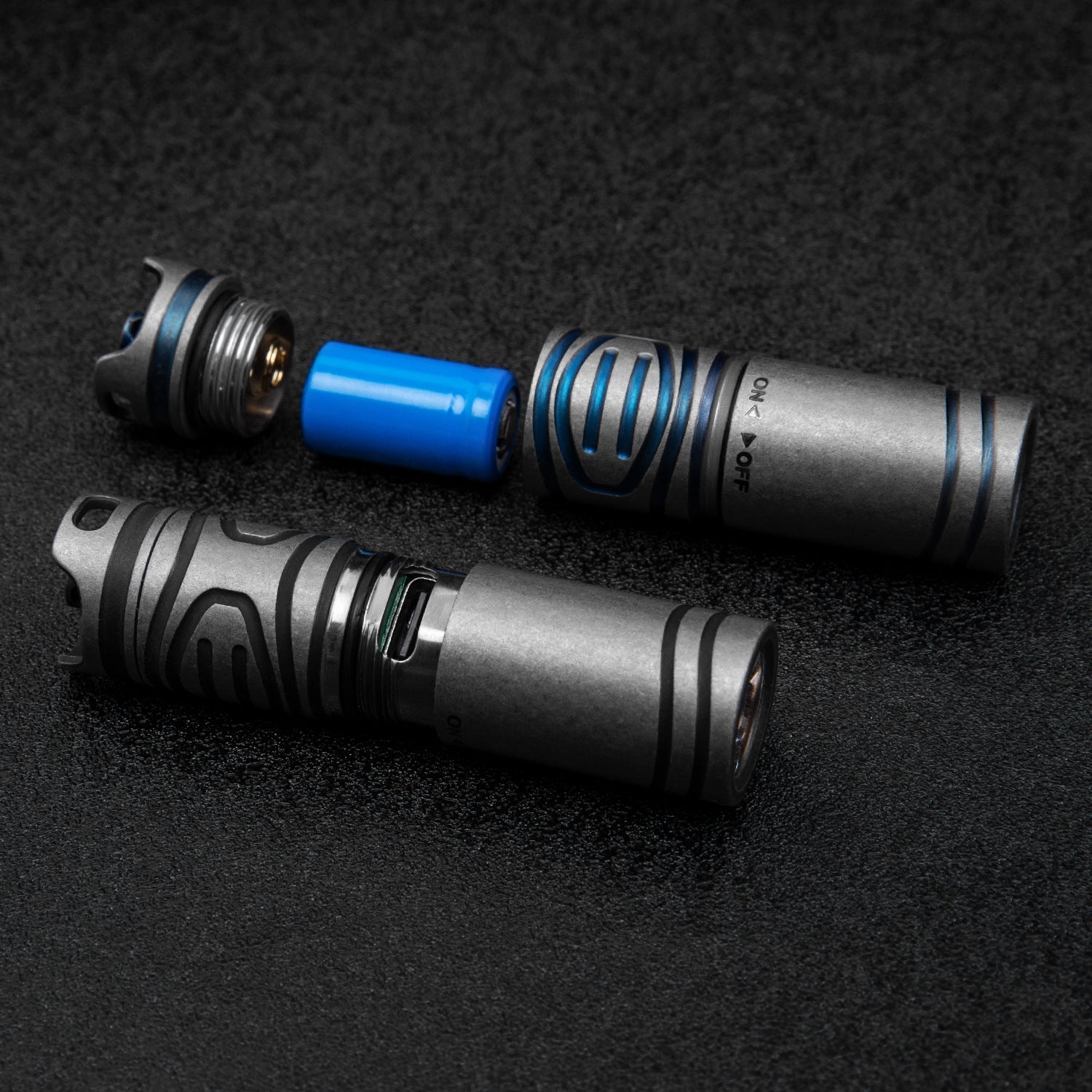 Titanium Alloy Mini LED Flashlight Portable Outdoor-2