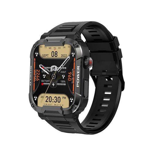 Military Smart Watch, 1.85-Inch Touch Screen Tactical Smartwatch with Text and Call, Heart Rate, Blood Oxygen, and Activity Trackers-0