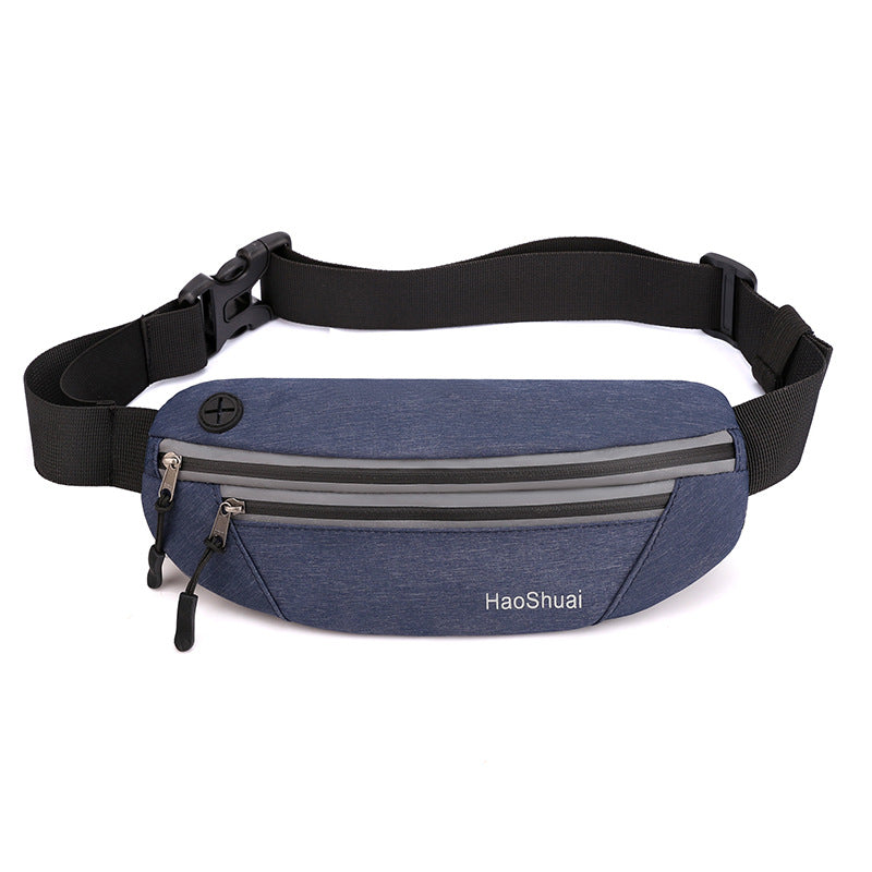 Fanny Pack for Women Men Water Resistant Small Waist Pouch Slim Belt Bag withPockets for Running-3
