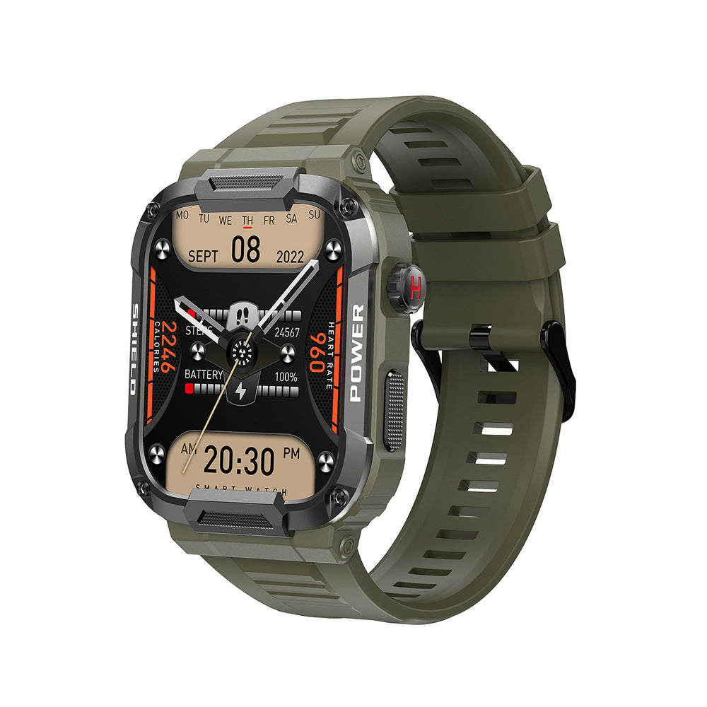 Military Smart Watch, 1.85-Inch Touch Screen Tactical Smartwatch with Text and Call, Heart Rate, Blood Oxygen, and Activity Trackers-5