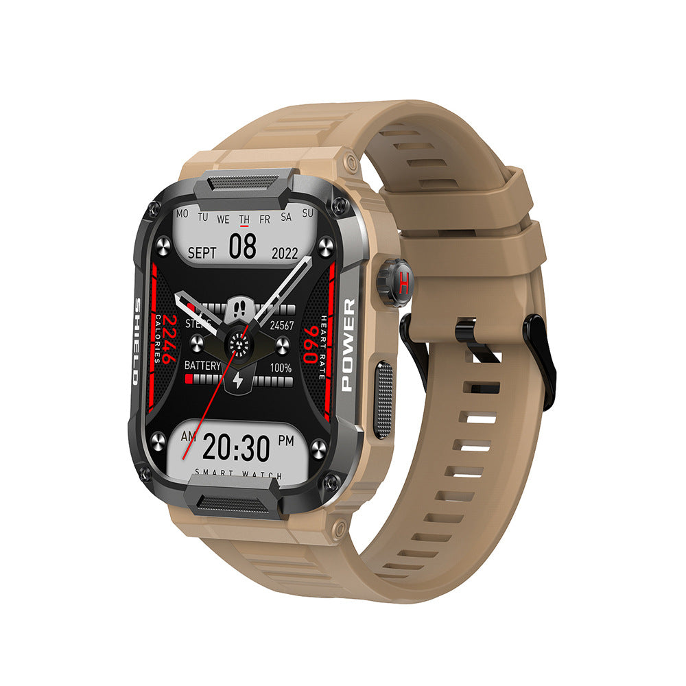 Military Smart Watch, 1.85-Inch Touch Screen Tactical Smartwatch with Text and Call, Heart Rate, Blood Oxygen, and Activity Trackers-6