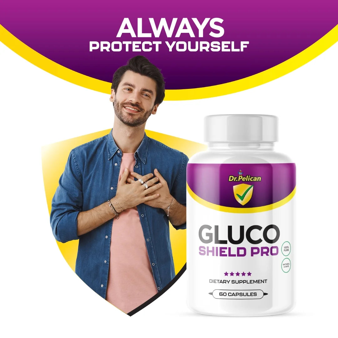 Gluco Shield Pro-Glucose/Blood Sugar/Metabolism Support- 60 Capsules- Dr. Pelican