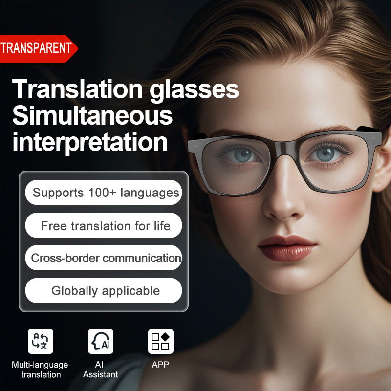 Smart Glasses with AI Translator BT Glasses Hands-Free Music & Calls Outdoor Sports Headphones Waterproof for Men & Woman-6