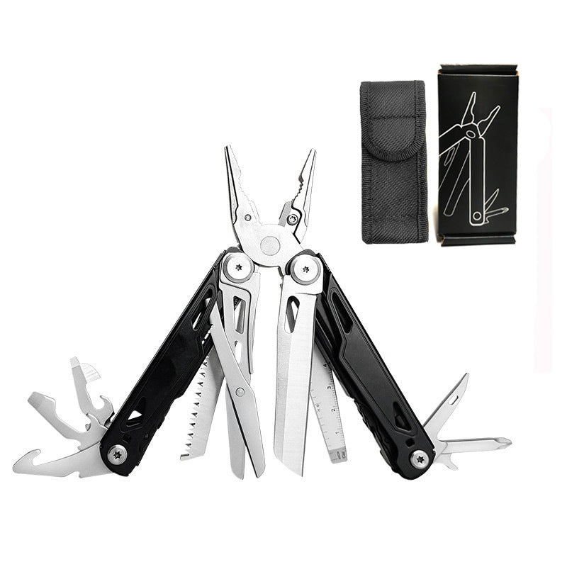 Foldable Multitools with Scissors and Screwdriver Stainless Steel Multi Tool Pliers with Replaceable Wire Cutters and Saw-3