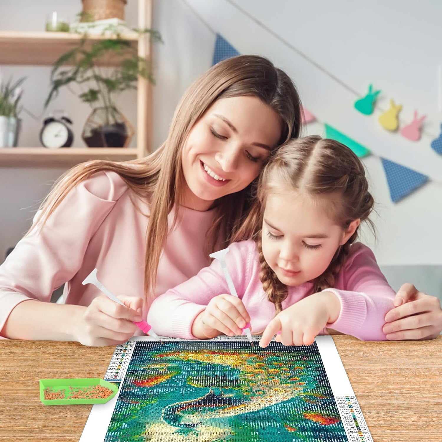 Peacock 2 DIY Art Kit, 5D Diamond Painting for Adults & Kids, 30X20Cm Decor