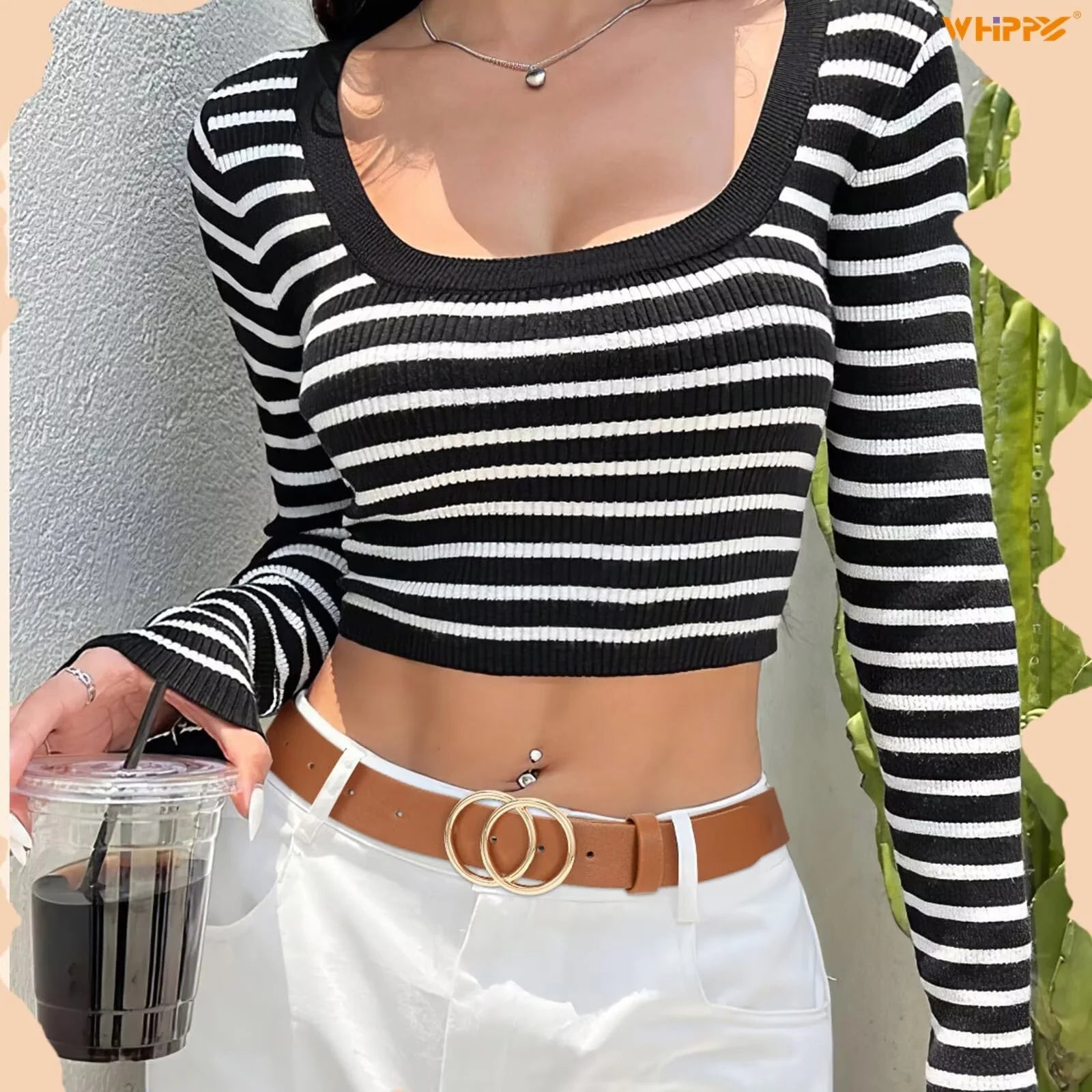 Women Leather Belt with Double Ring Buckle, plus Size Waist Belt for Jeans Dresses
