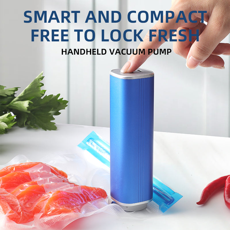 Vacuum Sealer, Handheld Compact Vacuum Sealer, Vacuum Pump for Food Fresh & Save Meal Prep Sous Vide-6