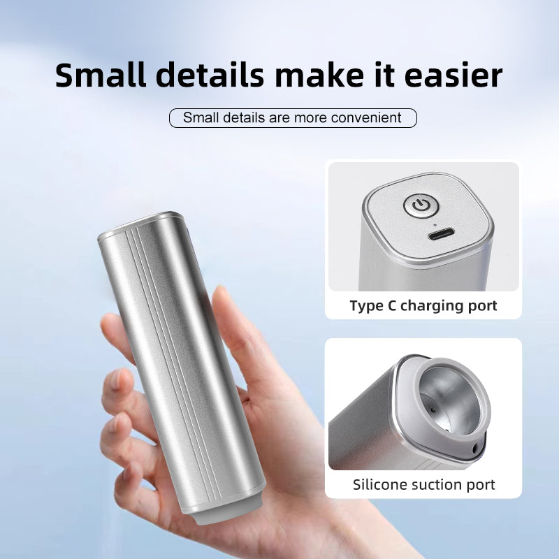 Vacuum Sealer, Handheld Compact Vacuum Sealer, Vacuum Pump for Food Fresh & Save Meal Prep Sous Vide-0