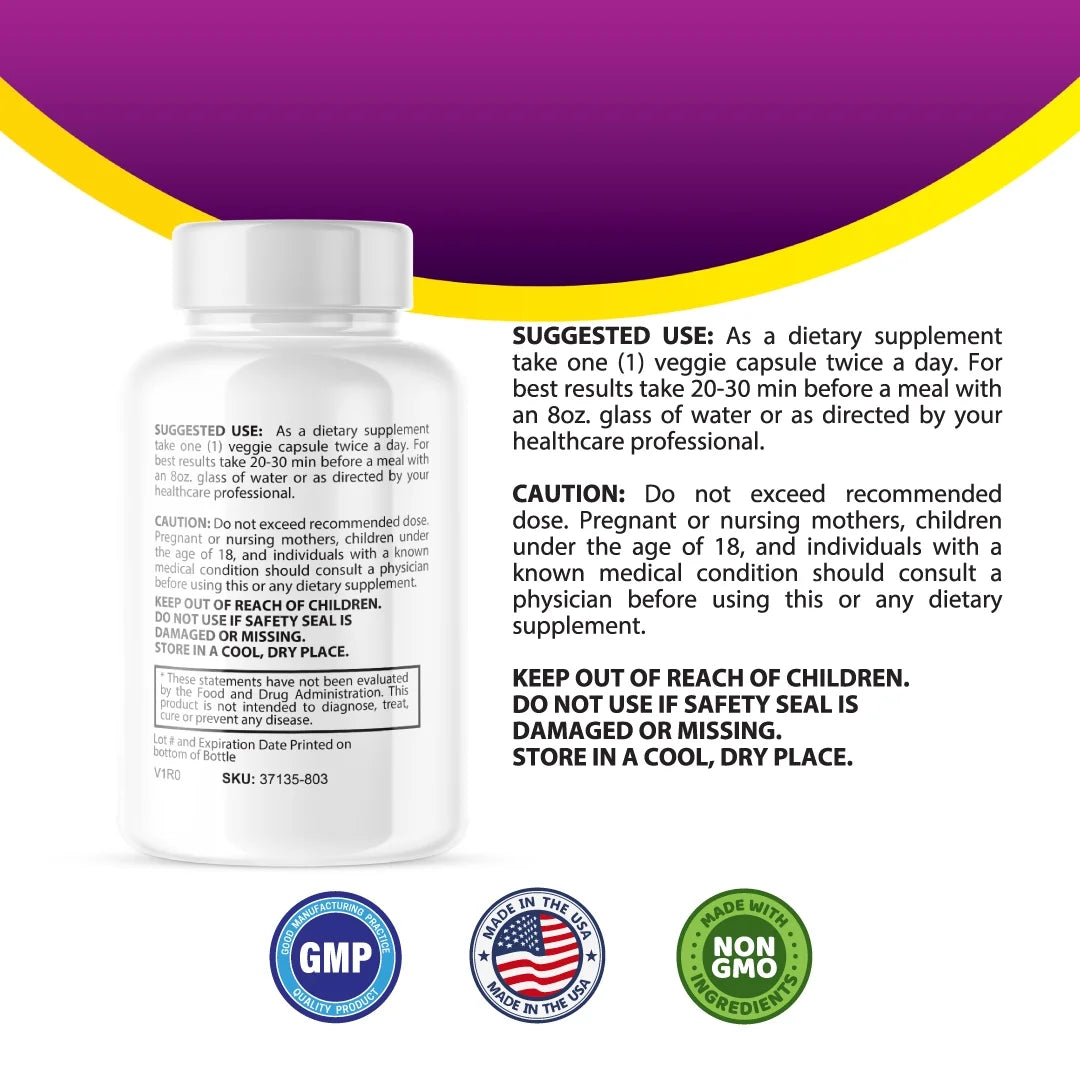 Gluco Shield Pro-Glucose/Blood Sugar/Metabolism Support- 60 Capsules- Dr. Pelican