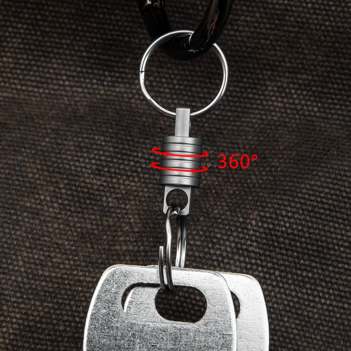 Premium Titanium Keychain for Men - Ultra-Lightweight & Durable EDC Key Holder with Modern Design & Compact Size-2
