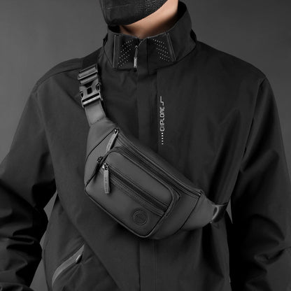 Fashion Man Waist Bag Fanny Pack Waterproof Chest Pack Outdoor Sports Crossbody Bag Casual Travel Male Belt Bag Hip Waist Packs-0