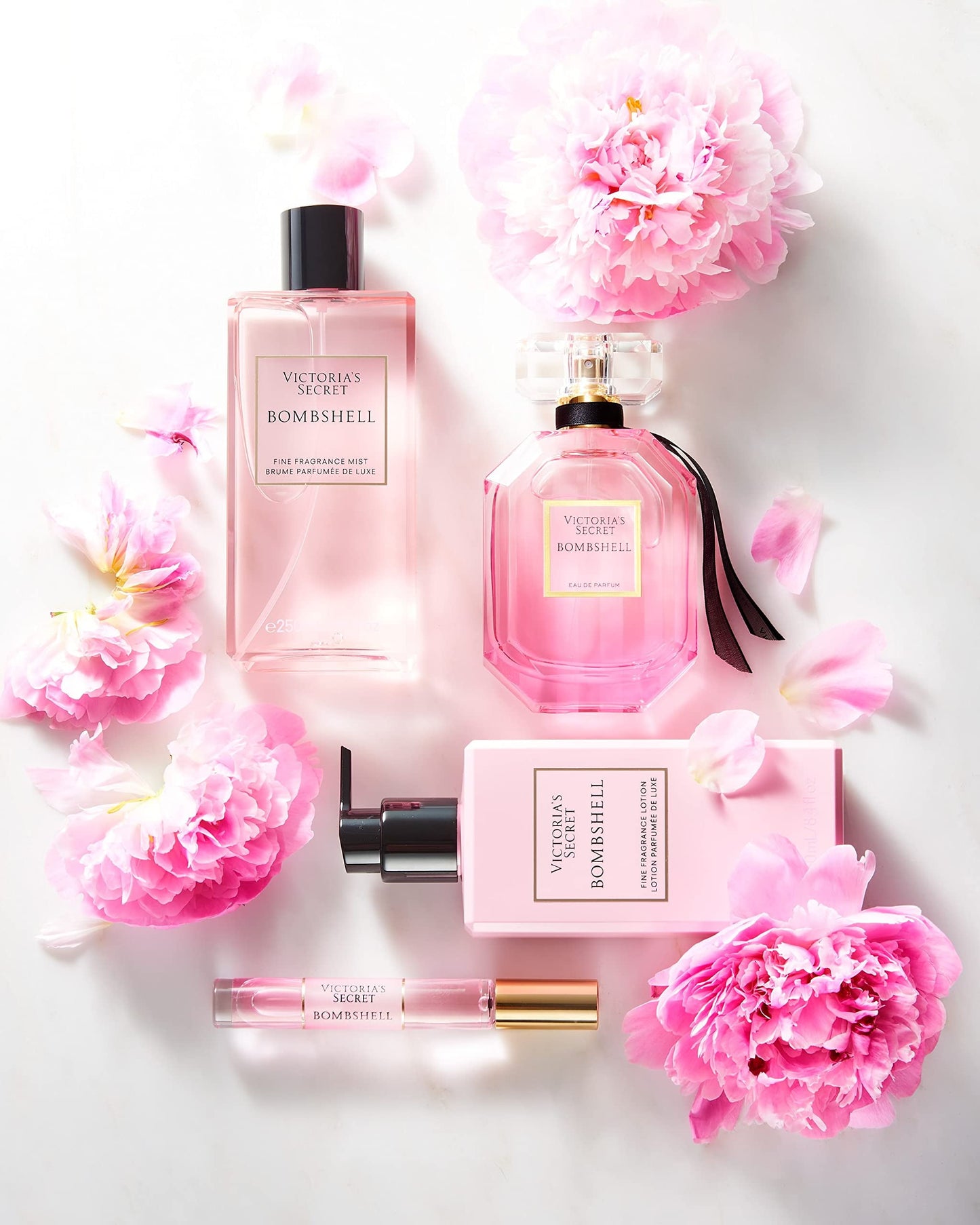 Bombshell Fragrance Body Lotion, Notes of Purple Passion Fruit, Shangri-La Peony & Vanilla Orchid (8.4 Oz)