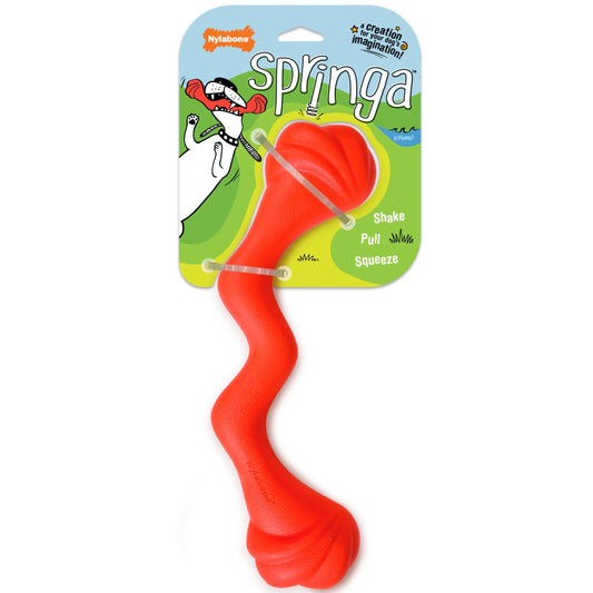 Springa Interactive Dog Toy, Lightweight Flexible Floatable Tug Toy