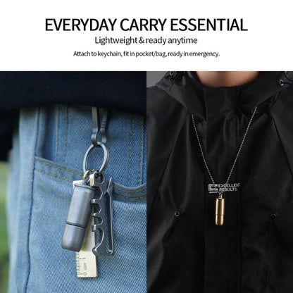 Rechargeable Keychain Flashlights 130 Lumens EDC Pocket Flashlights-3