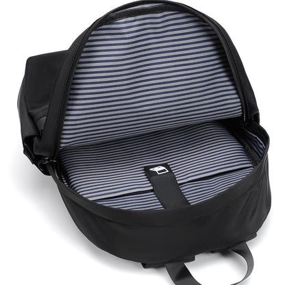Premium Waterproof High-Density Nylon Backpack for Men & Women | Durable, Fashionable & Lightweight Urban Travel Bag | Black Laptop Backpack for Work, School & Daily Commute | Perfect for Urban Exploration & Minimalist Design Lover-3