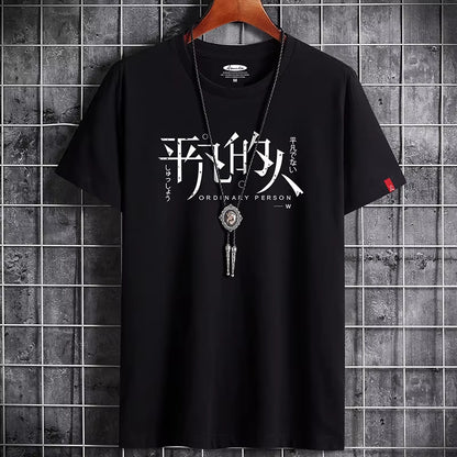 Summer Anime T-Shirt Harajuku Alternative Gothic Clothes Punk Streetwear T Shirt for Men 2022 Graphic Hip Hop Oversized T Shirt all good