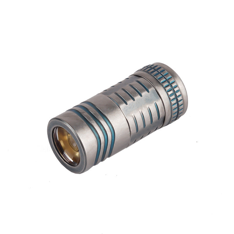 Keychain TItanium Alloy Flashlight EDC  Super Bright Mini led flashligts with Pocket Size-1