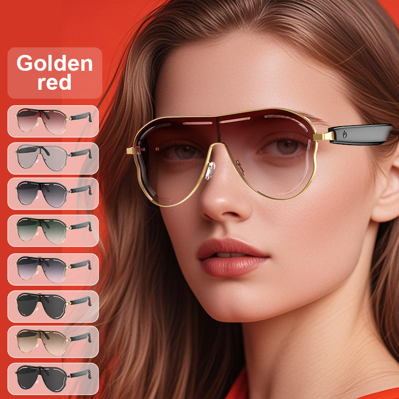 Smart Glasses with AI Translation, Support 110+ Languages, Blue Light Blocking Glasses, Voice Recorder with App, Open Ear Headphones, Bluetooth Audio Glasses-6