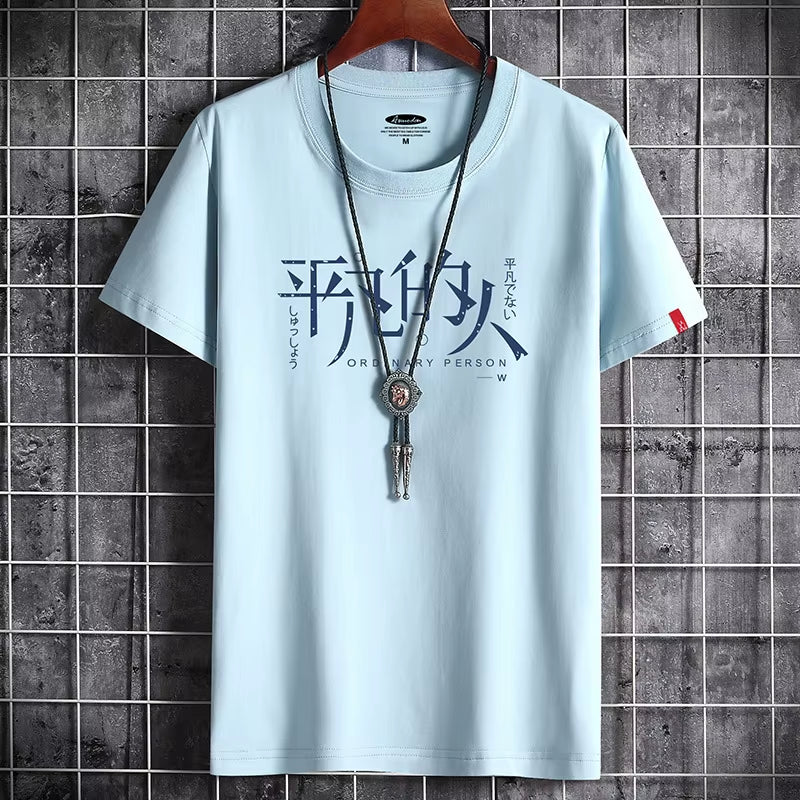 Summer Anime T-Shirt Harajuku Alternative Gothic Clothes Punk Streetwear T Shirt for Men 2022 Graphic Hip Hop Oversized T Shirt all good