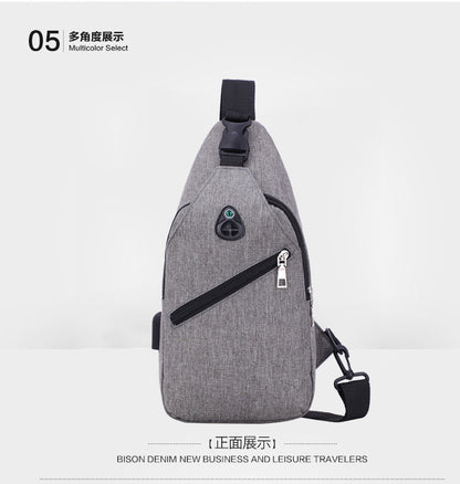 Men's Fashion Crossbody Bag - Multi-functional Casual Business Sling Bag for Everyday Use-1