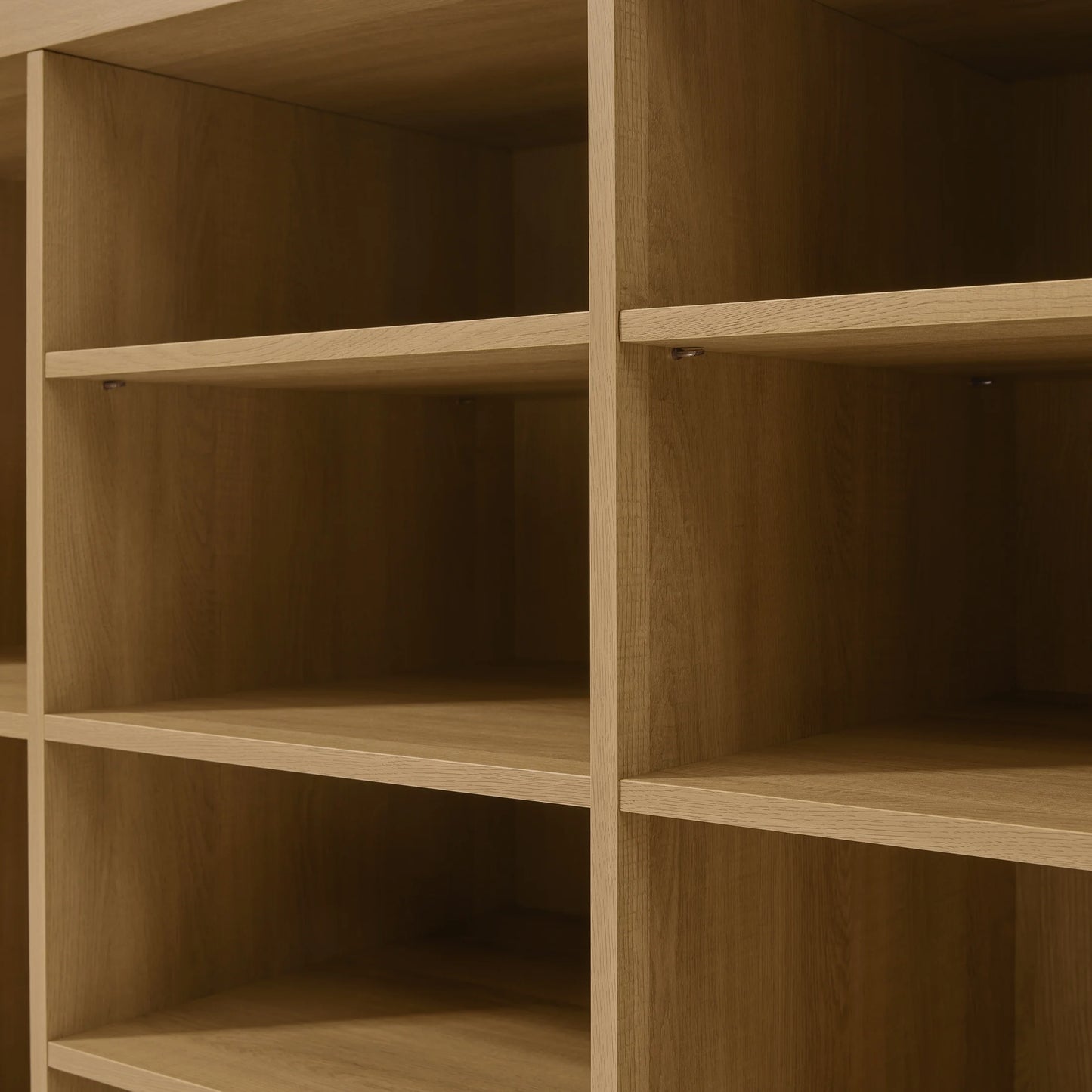 Springwood Adjustable Shelf Cube Organizer, Light Honey Finish