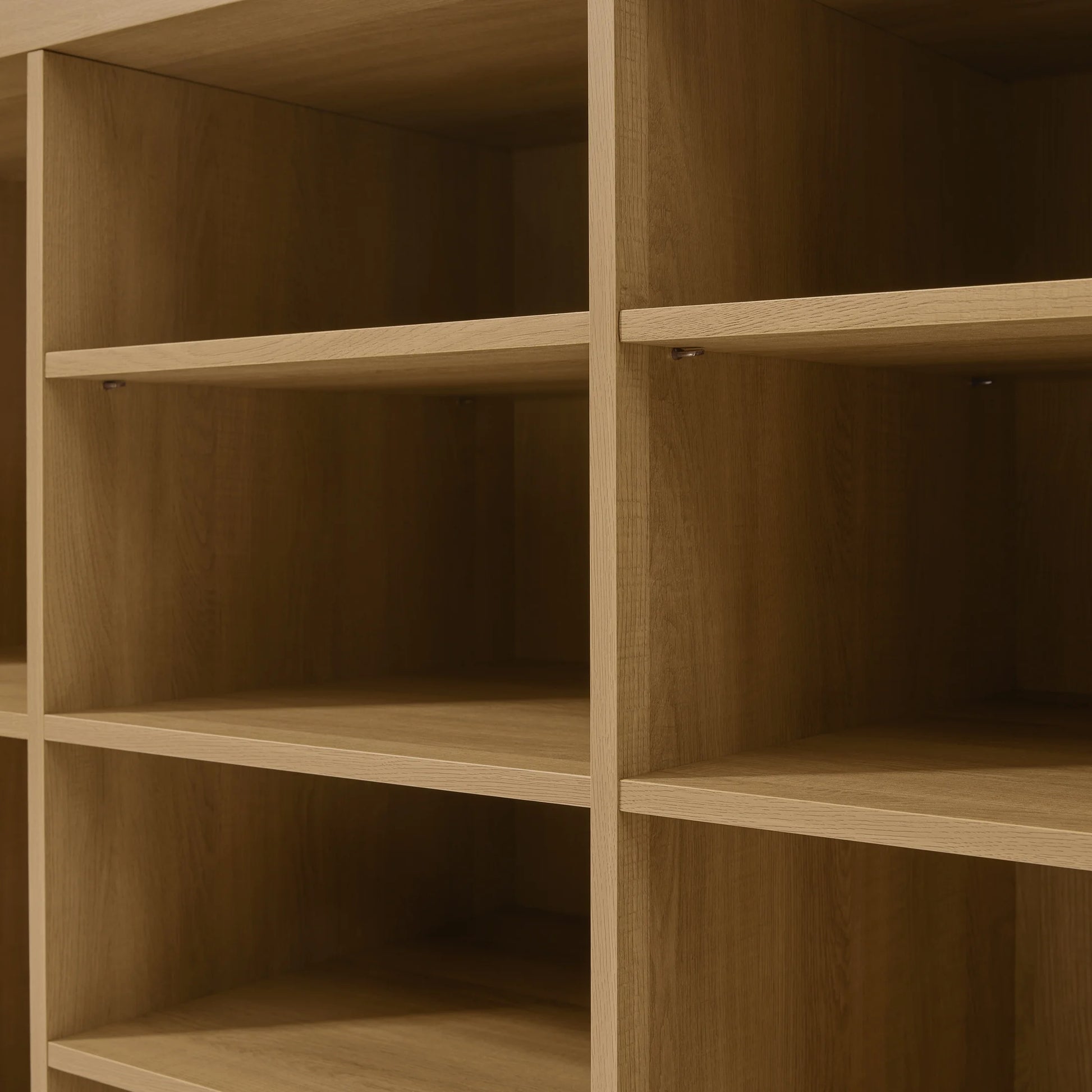 Springwood Adjustable Shelf Cube Organizer, Light Honey Finish