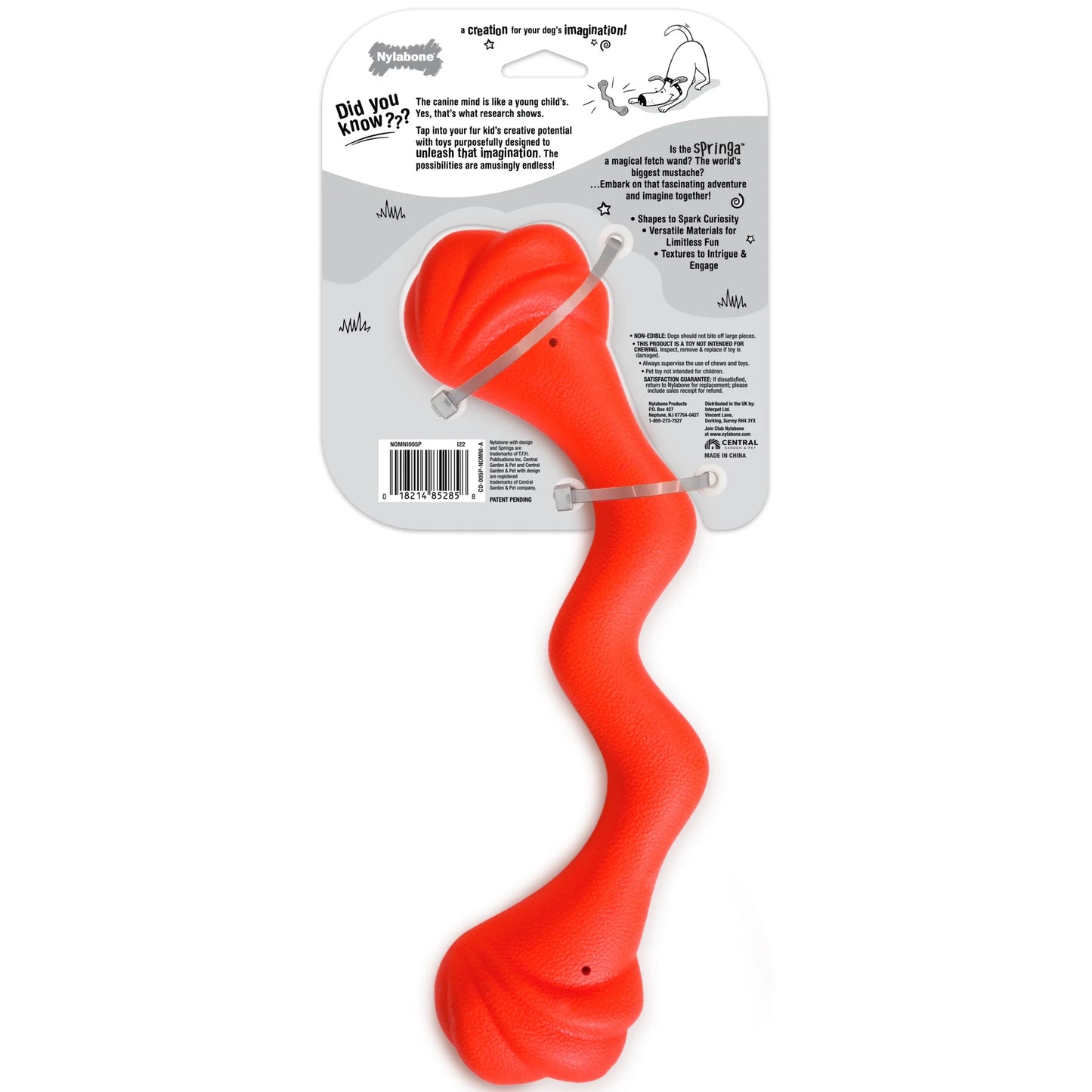 Springa Interactive Dog Toy, Lightweight Flexible Floatable Tug Toy