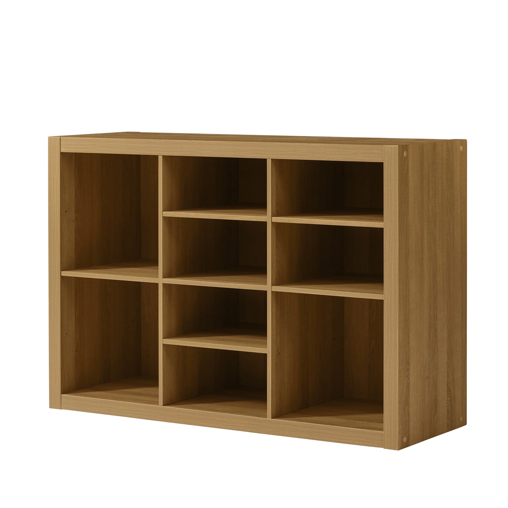 Springwood Adjustable Shelf Cube Organizer, Light Honey Finish