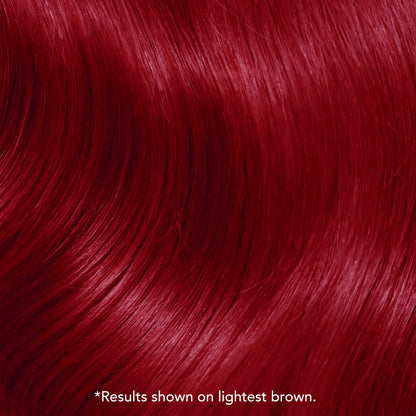 (3 Pack)  Luscious Raspberries Red Unisex Hair Color Kit, Semi-Permanent Dye