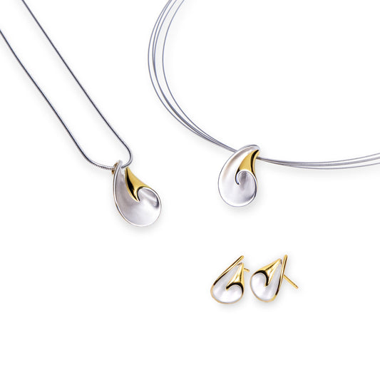 Gala Design Collier Cylinder Gold J0141