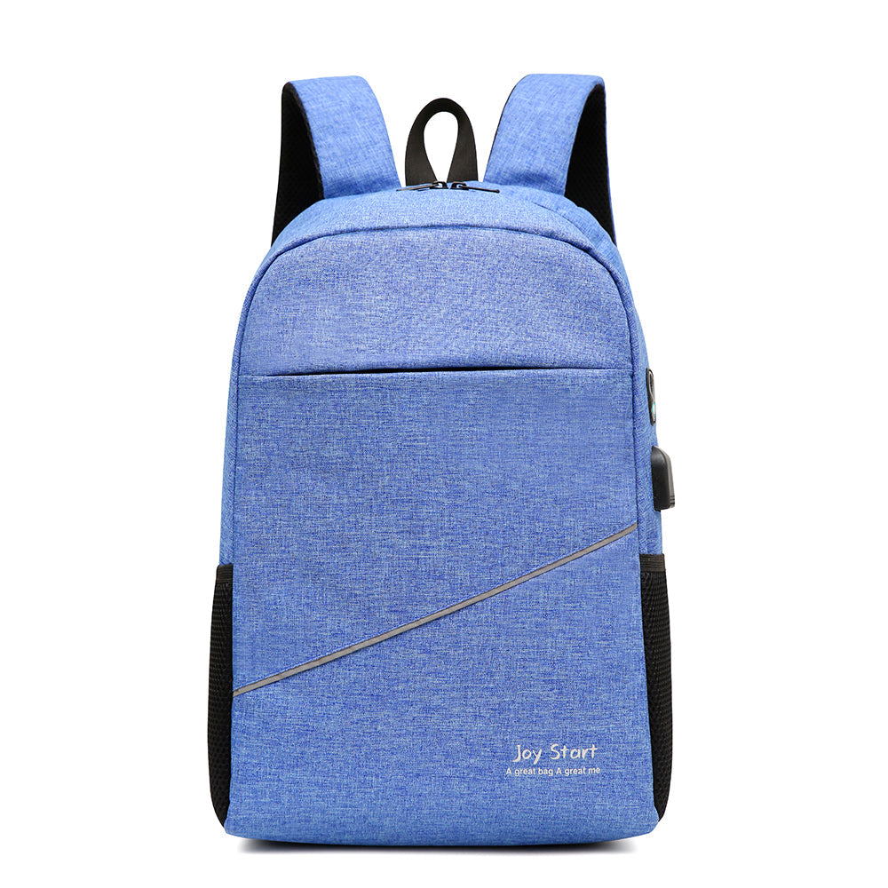 Leisure Computer Backpack Waterproof Nylon 14-inch Laptop Bag Lightweight with Multiple Pockets for Casual Daily Use-4