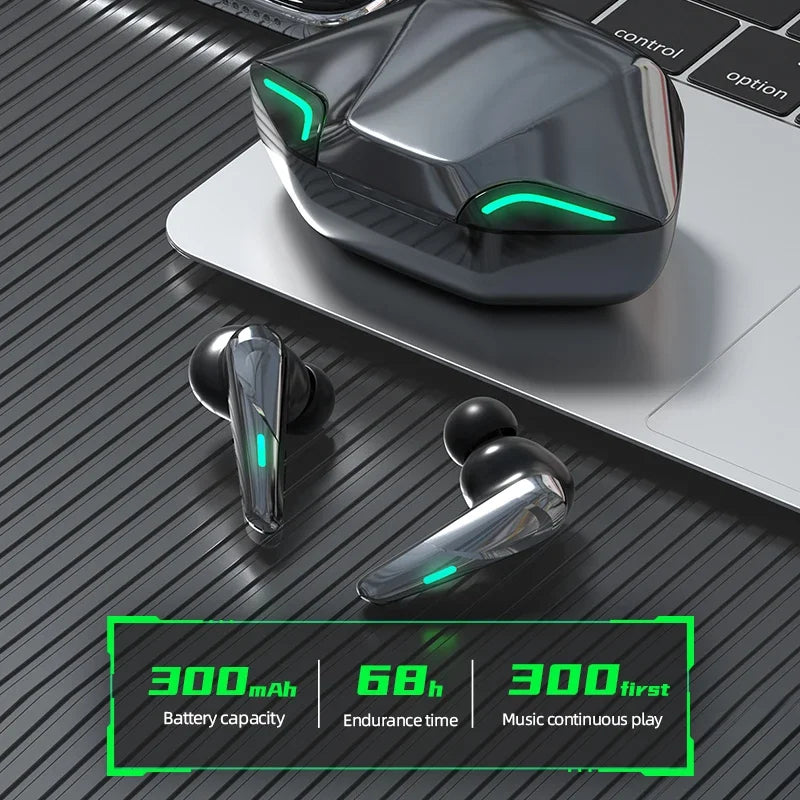 NNEOBA Wireless Bluetooth Gaming Earbuds with Mic – HiFi Sound-3