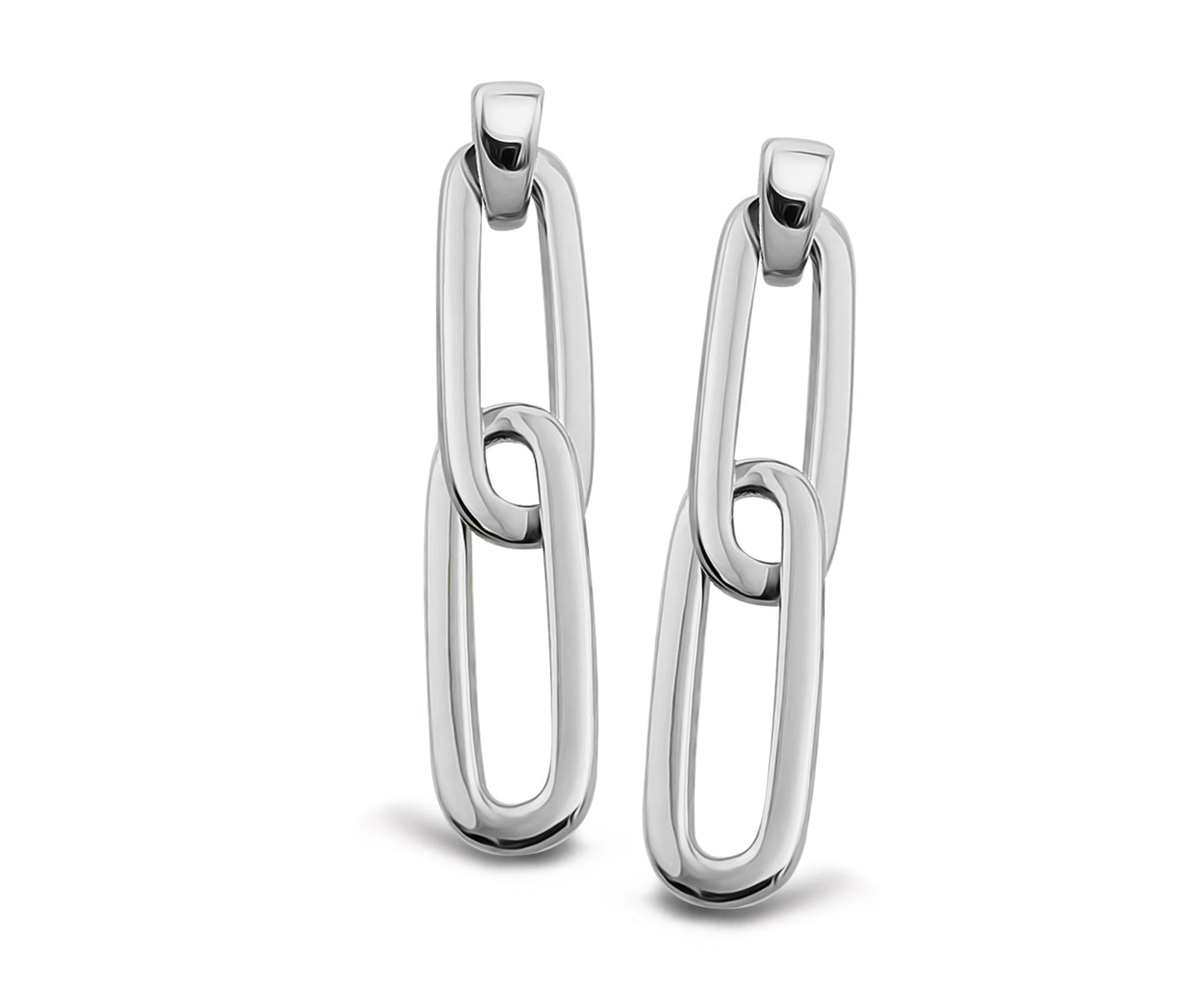 Oorhangers Paperclips Zilver JE042S