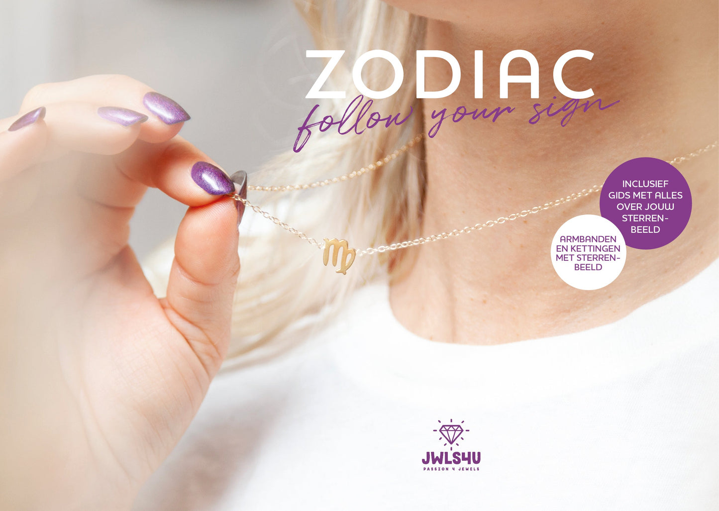 Maagd Armband Gold-Plated Zodiac ZB009G Jwls4u