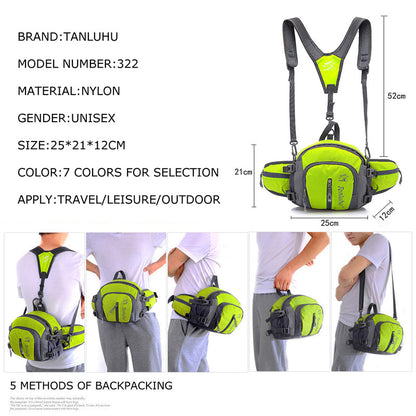 Best Mens Women Waist Hiking Fanny Packs Waterproof Nylon in 2025-2