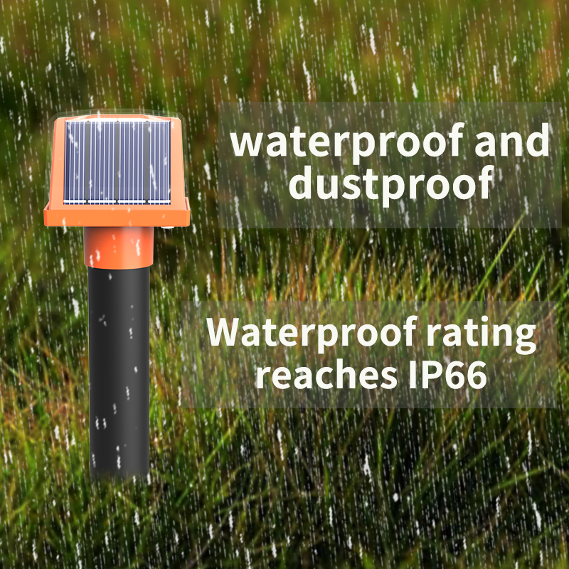 Mole Repellent for lawns Gopher Repellent Ultrasonic Solar Powered Snake Repellent Deterrent Mole Repeller-0