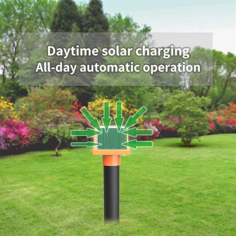 Mole Repellent for lawns Gopher Repellent Ultrasonic Solar Powered Snake Repellent Deterrent Mole Repeller-3