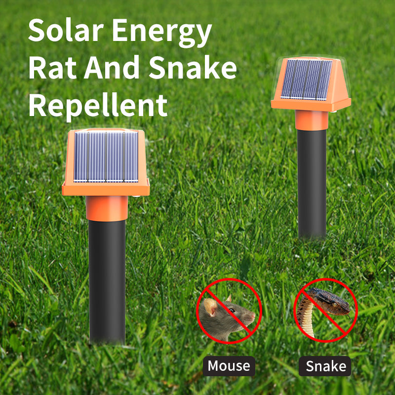 Mole Repellent for lawns Gopher Repellent Ultrasonic Solar Powered Snake Repellent Deterrent Mole Repeller-5