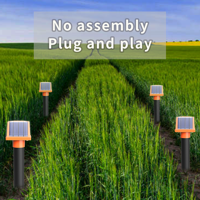 Mole Repellent for lawns Gopher Repellent Ultrasonic Solar Powered Snake Repellent Deterrent Mole Repeller-6